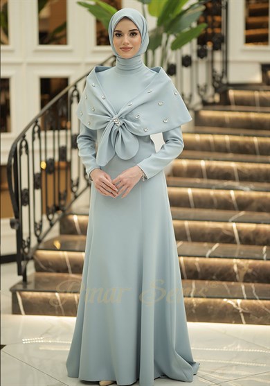 Pınar Şems Gülsu Abiye İndigo