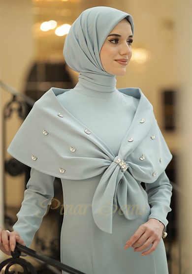 Pınar Şems Gülsu Abiye İndigo