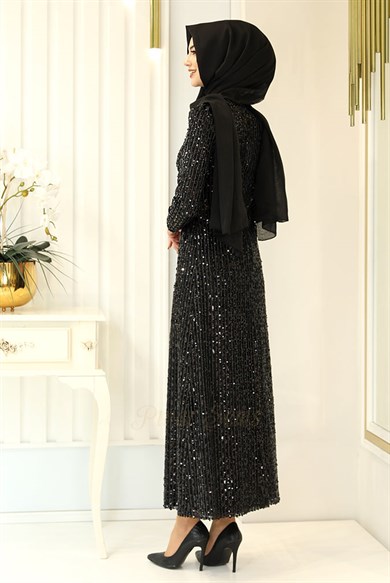 Pınar Şems Havin Abiye Siyah