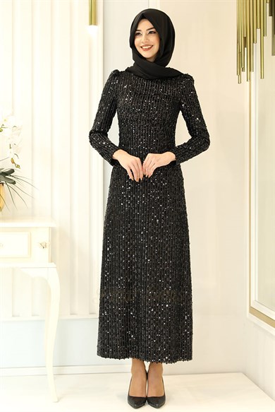 Pınar Şems Havin Abiye Siyah