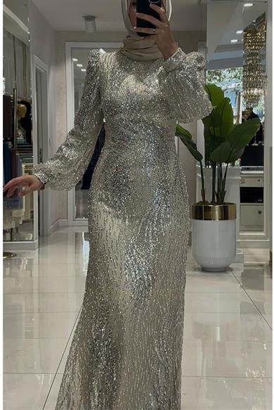 Pınar Şems Leyla Abiye Gold