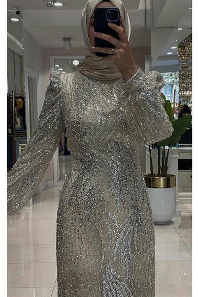 Pınar Şems Leyla Abiye Gold