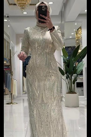 Pınar Şems Maral Abiye Gold
