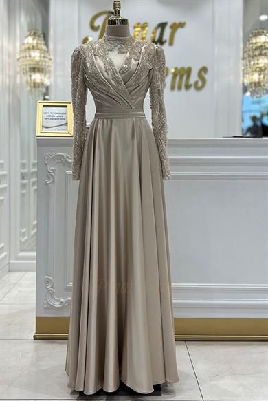 Pınar Şems Melis Abiye Gold