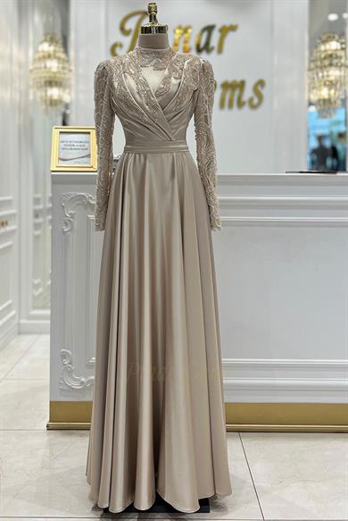 Pınar Şems Melis Abiye Gold