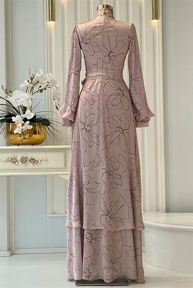 Pınar Şems Nilüfer Elbise Pembe