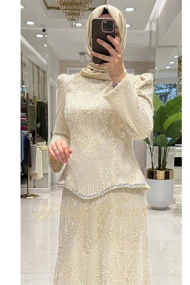 Pınar Şems Nova Abiye Krem