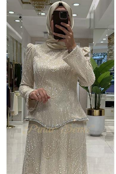 Pınar Şems Nova Abiye Krem