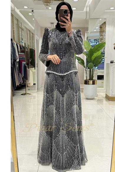 Pınar Şems Nova Abiye Siyah