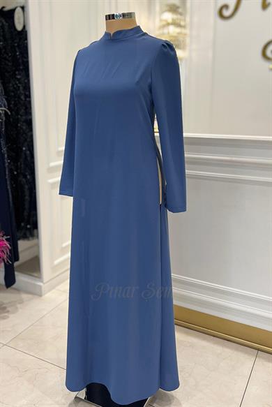 Pınar Şems Pınar Tunik İndigo