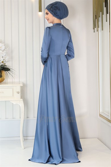 Pınar Şems Pırlanta Abiye İndigo