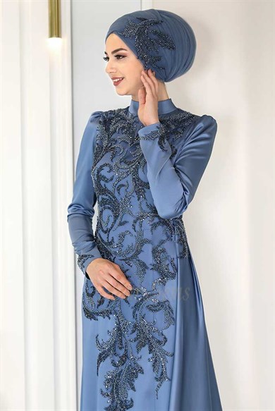 Pınar Şems Pırlanta Abiye İndigo