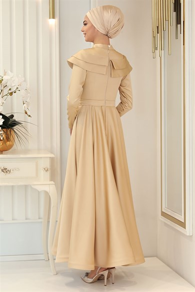 Pınar Şems Rüya Abiye Gold