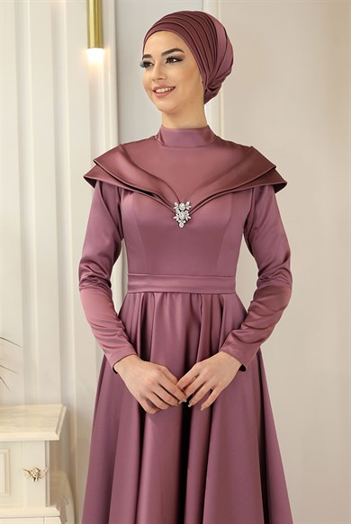 Pınar Şems Rüya Abiye Leylak