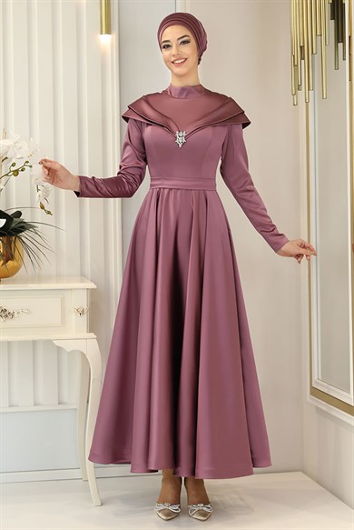 Pınar Şems Rüya Abiye Leylak