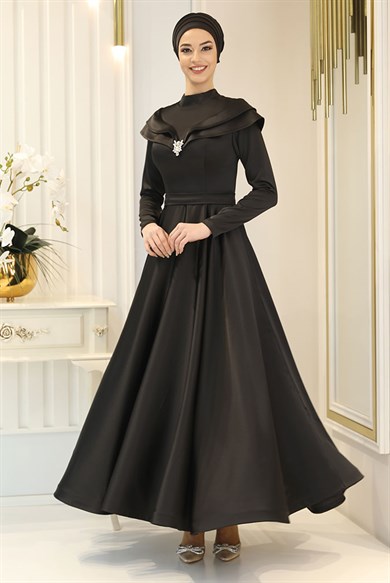 Pınar Şems Rüya Abiye Siyah