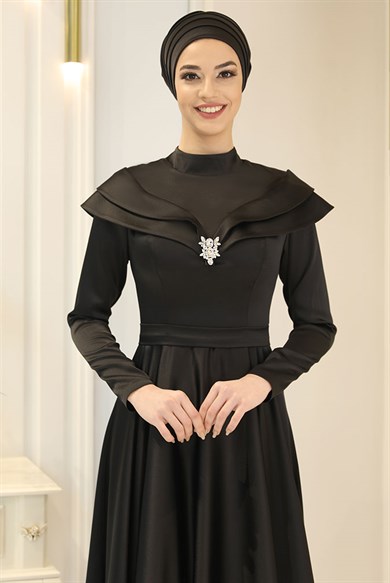 Pınar Şems Rüya Abiye Siyah