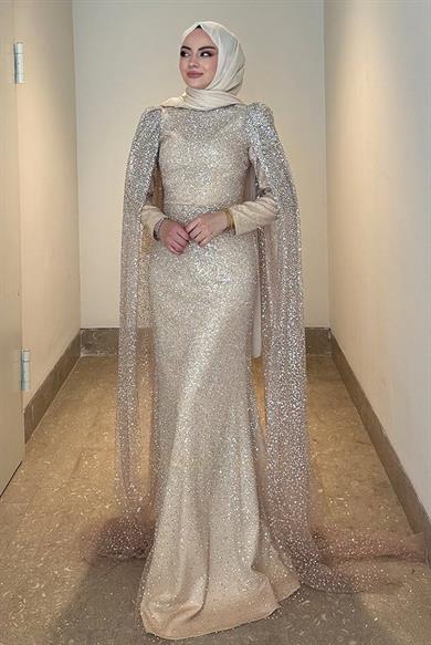 Pınar Şems Samanyolu Abiye Gold