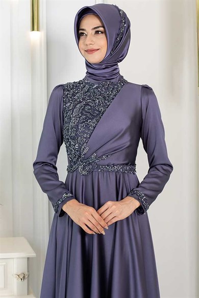 Pınar Şems Serra Abiye İndigo