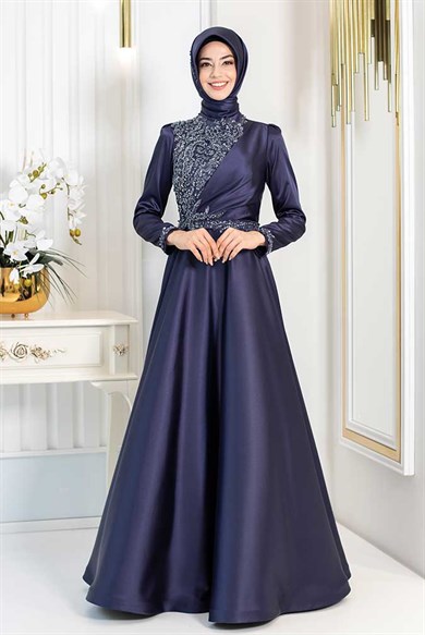 Pınar Şems Serra Abiye Lacivert