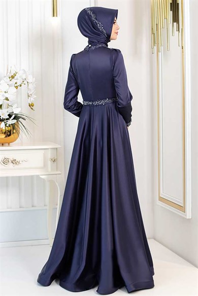 Pınar Şems Serra Abiye Lacivert