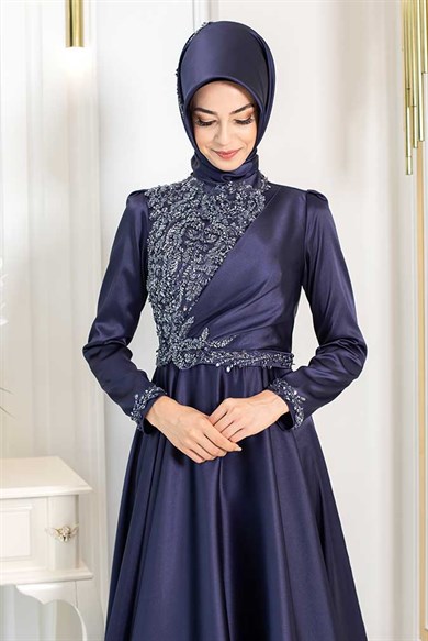 Pınar Şems Serra Abiye Lacivert