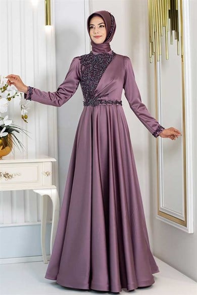 Pınar Şems Serra Abiye Lila