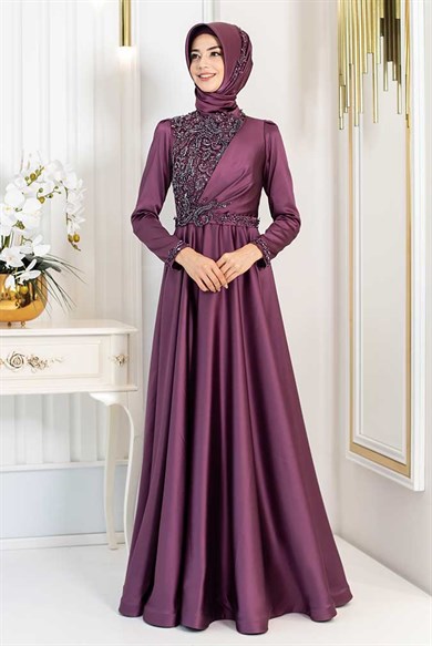 Pınar Şems Serra Abiye Mor