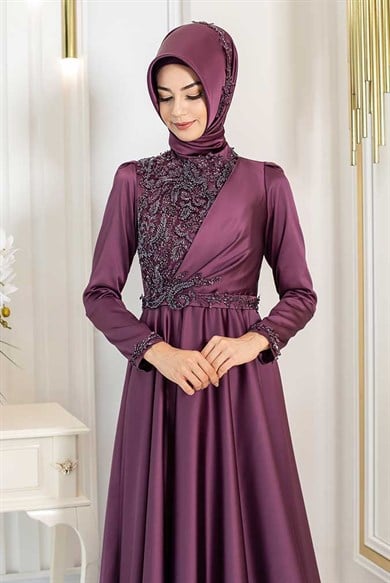 Pınar Şems Serra Abiye Mor