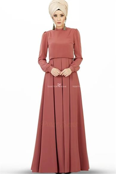 Pınar Şems Serra Elbise Gül Kurusu