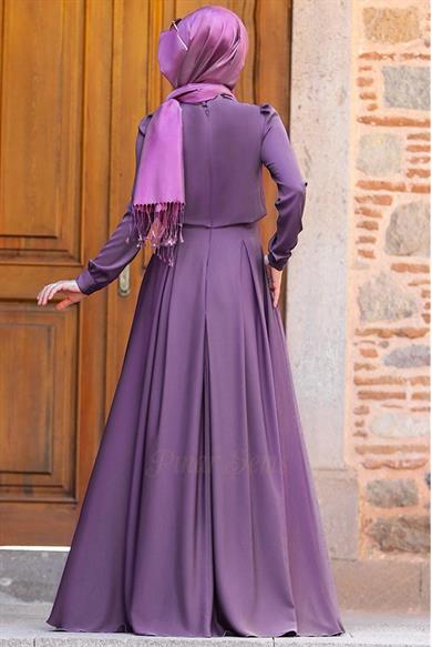 Pınar Şems Serra Elbise Lila