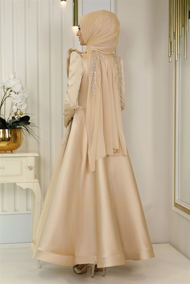 Pınar Şems Taçmin Abiye Gold