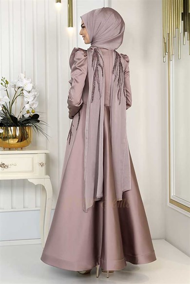 Pınar Şems Taçmin Abiye Lila