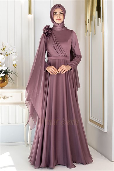 Pınar Şems Yaren Abiye Lila