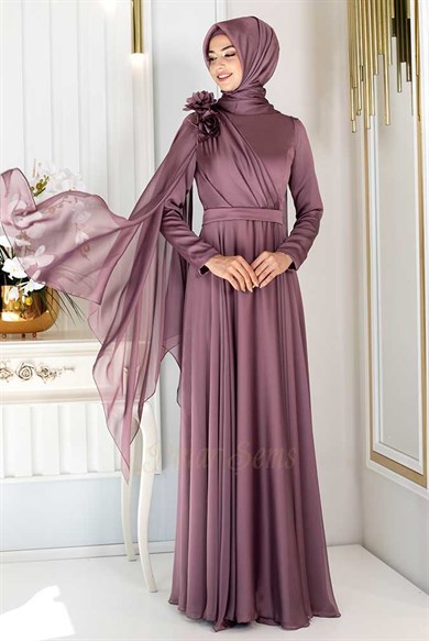 Pınar Şems Yaren Abiye Lila