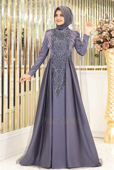 Pınar Şems Yeni Nevra Abiye İndigo