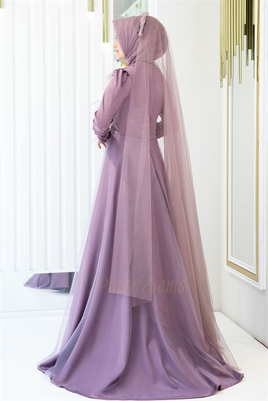 Pınar Şems Yeni Nevra Abiye Lila