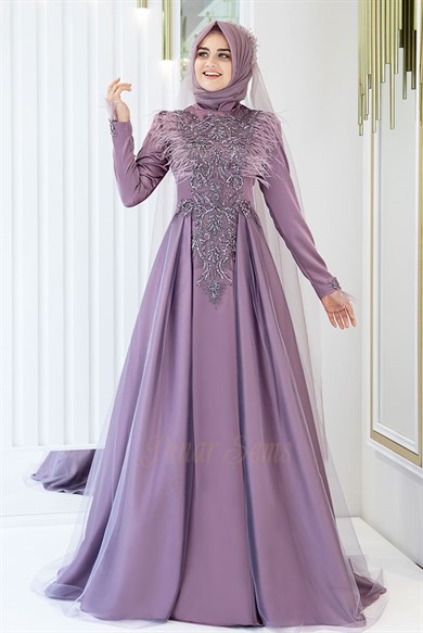 Pınar Şems Yeni Nevra Abiye Lila