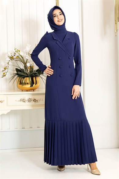 Pınar Şems Yıldız Elbise Saks