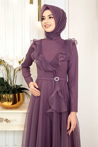 Pınar Şems Zara Abiye Lila