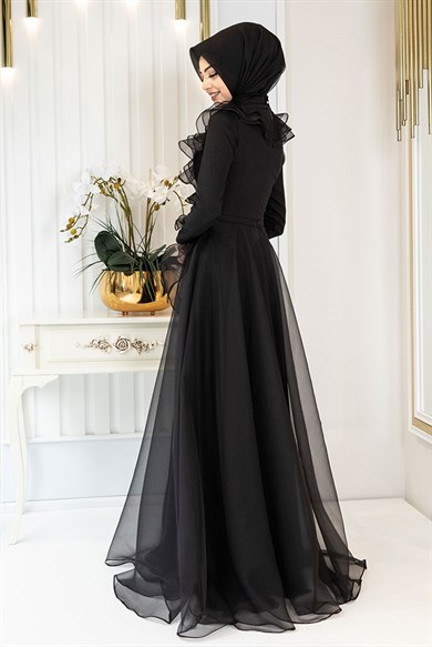 Pınar Şems Zara Abiye Siyah