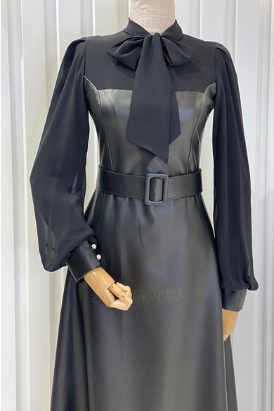 Pınar Şems Zeynep Elbise Siyah