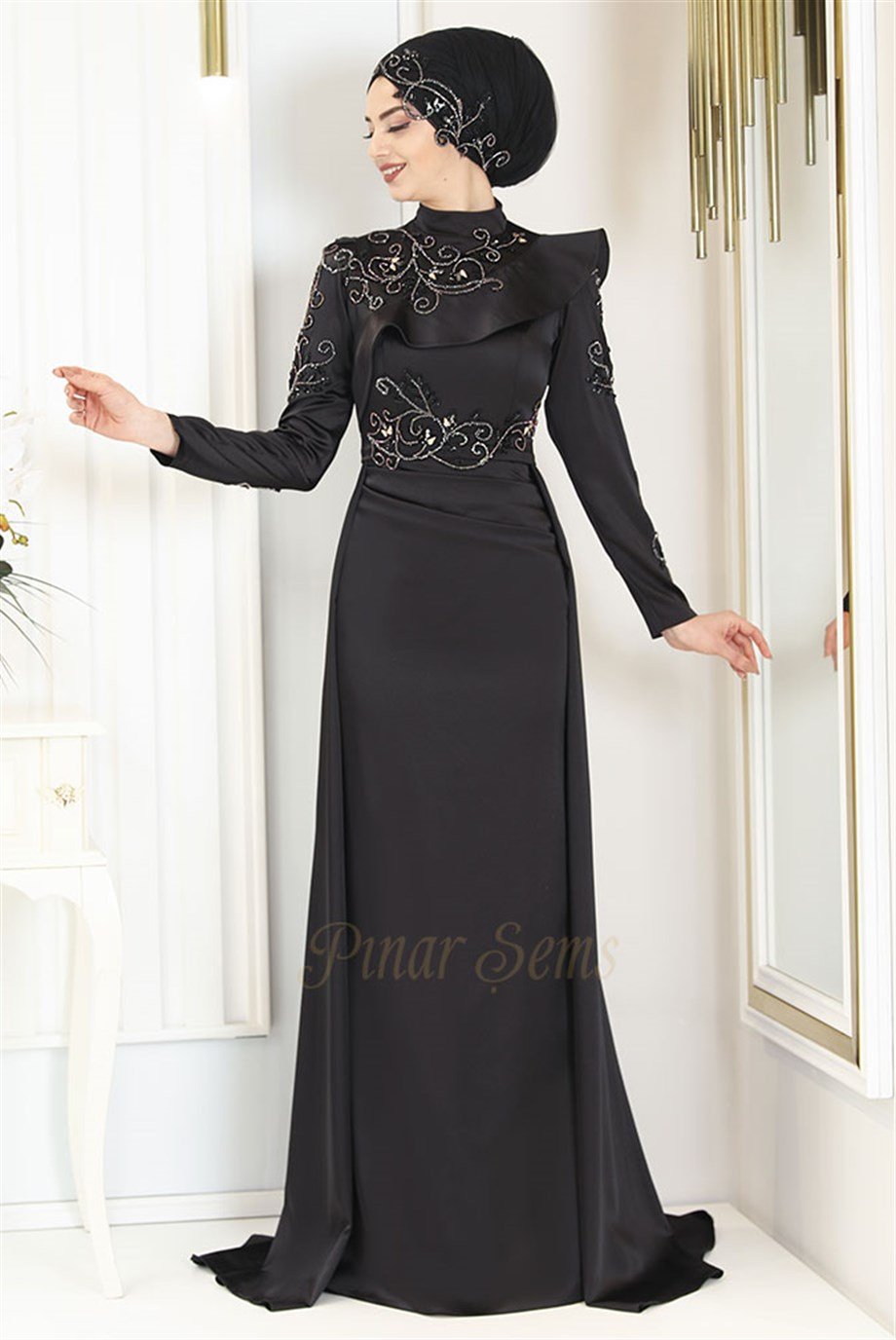 Pınar Şems Asrın Abiye Siyah