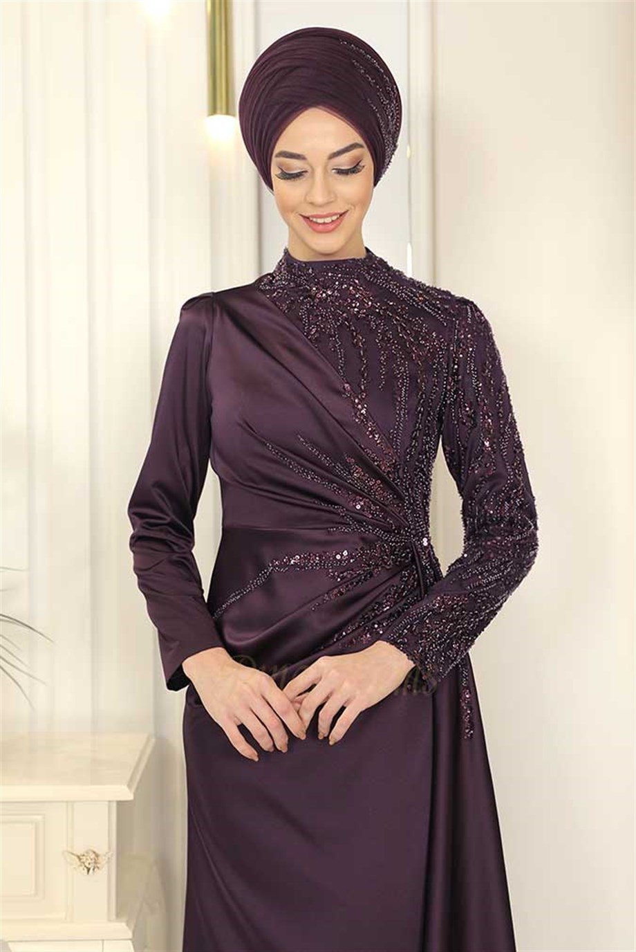 Pınar Şems Kristal Başlık Mor