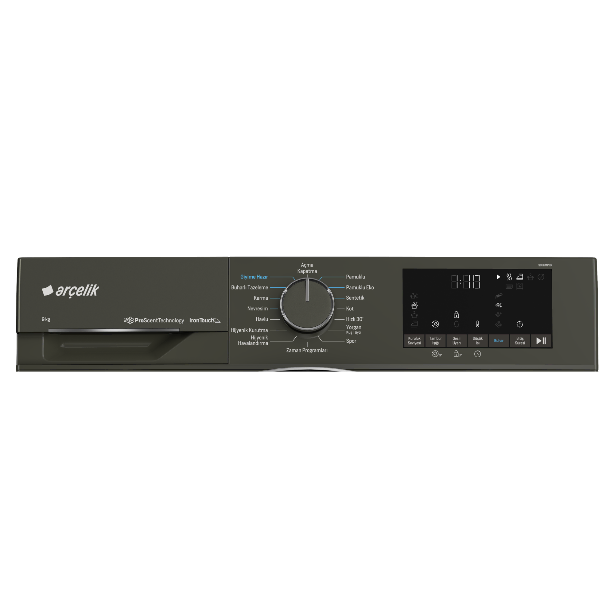 Arçelik 901 KMP IG 9 Kg Kurutma Makinesi