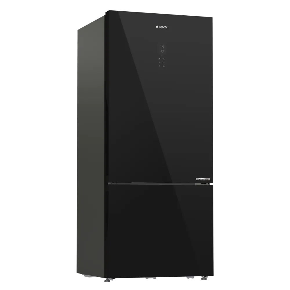 Arçelik 278551 ESC Siyah Cam Alttan Donduruculu Buzdolabı