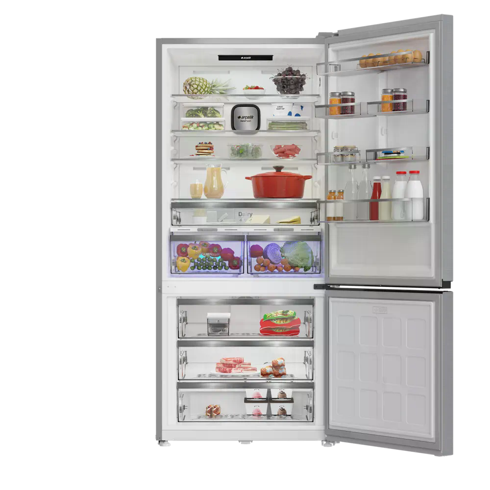 Arçelik 283616 EI Yapay Zeka Teknolojili Alttan Donduruculu Buzdolabı