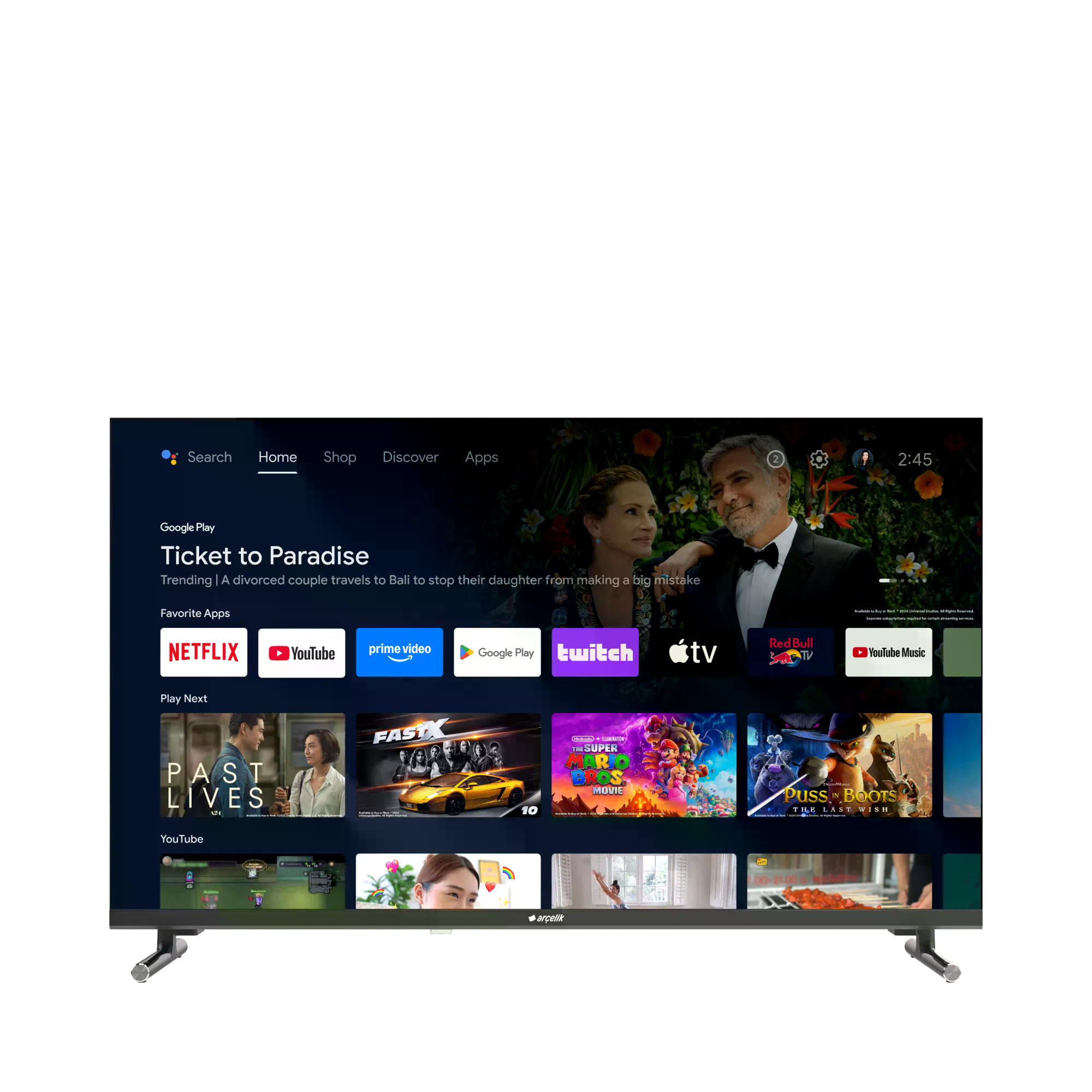 Arçelik A 632 C HD 32" 82 Ekran Uydu Alıcılı Android Smart LED TV