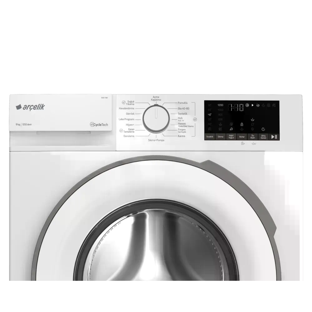 Arçelik 9120 TMX 9 Kg Çamaşır Makinesi