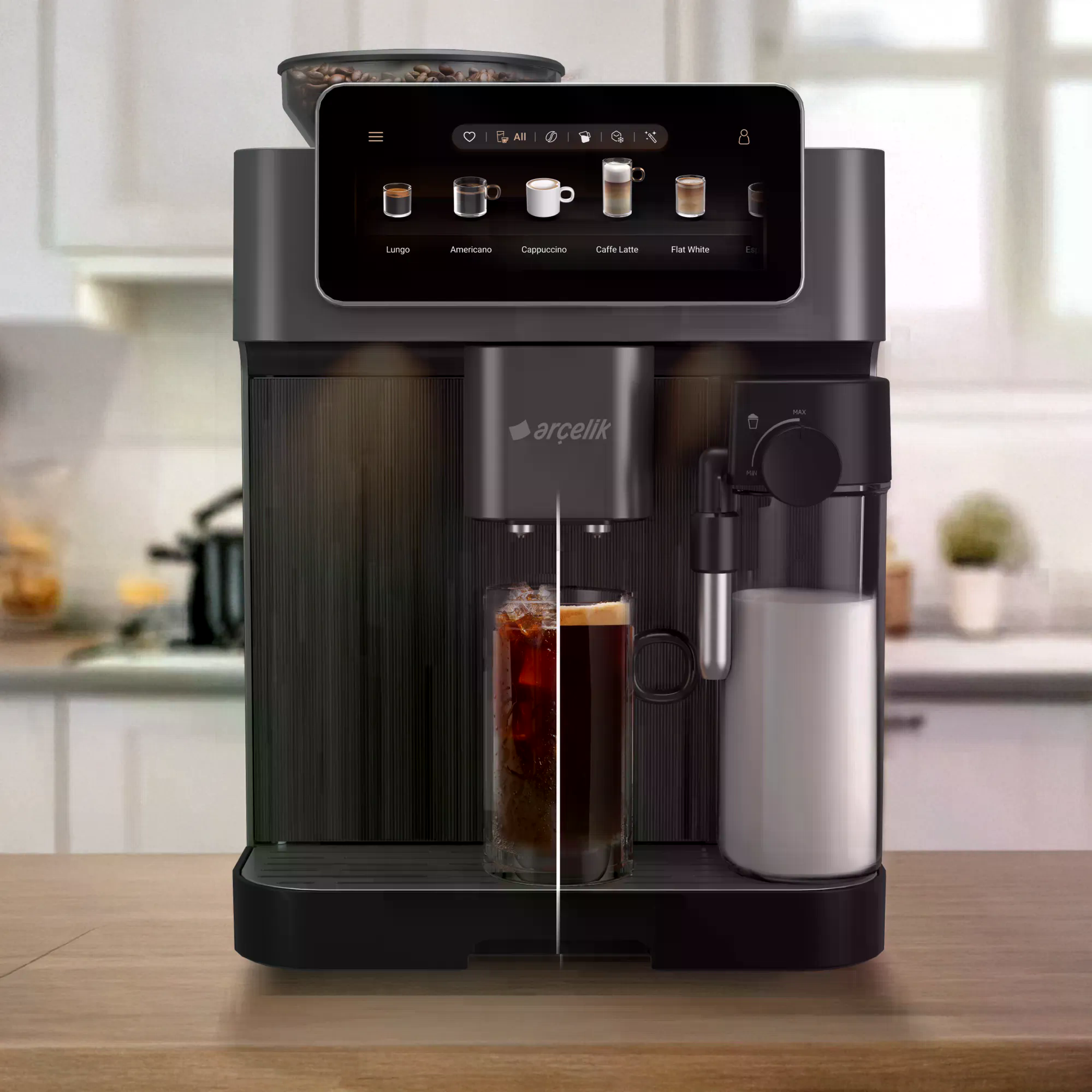Arçelik EM 9595 Imperium Barista® Tam Otomatik Espresso Makinesi